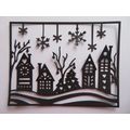 4 x Tutti Designs Die Cuts Snowflake Village - ...