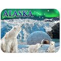 Alaska Northern Lights and Polar Bears Fridge M...