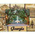 Georgia Laser Engraved Wood Picture Frame Lands...