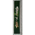 Vintage: green leather bookmark - Old Blacksmit...