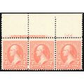 267, PINK SHADE Mint NH 2¢ PL# & Imprint Strip ...