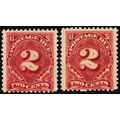 J39, Mint F-VF NH 2¢ Postage Due Pair of Stamps...