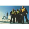 HMS Invincible Ship Engineering Work Crew Milit...