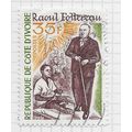 IVORY COAST 1975 RAOUL FOLLEREAU FATHER OF LEPE...