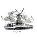 Fairlight Mill, Near Hastings, Sussex, England,...