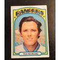 Topps 1972 # 23 Ted Kubiak Texas Rangers ShortS...