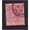 TRINIDAD 1883 SG 107 1d CARMINE FINE USED #1