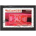 FRA 2009 (56c) 'VACANCES -NUMBER PLATE' FINE US...
