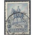 Australia 1935 SG157 3d Blue Silver Jubilee Fin...