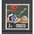 Malta.SG493 3c Sport.Fine Used.Sept15