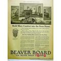 BEAVER BOARD 1918 old home construction walls c...
