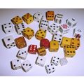 Vintage Celluloid and Other Dice Lot 31 pieces