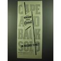 1939 Castrol Motor Oil Ad - Alex Henshaw Chose
