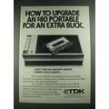 1975 TDK ED Cassette Ad - How to Upgrade an $80...
