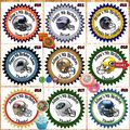 Football NFL Birthday Stickers 1 Sheet Round Pe...