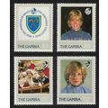 Gambia Diana Princess of Wales 21st Birthday 4v...