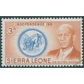 Sierra Leone 1961 3d orange-brown & blue SG227 CTO