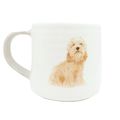 Dog Mug Ceramic 8 CM with Green Handle Dishwash...