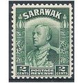 Sarawak 1934 SG107 2c Green Light Mounted.Mint.