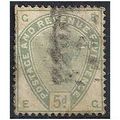 1883 SG193 5d Dull Green Good Used Check Letter...