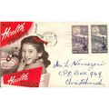 New Zealand Cover 1954 - SG 737-738 - Health St...