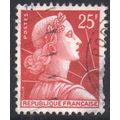 France 1959 - 25f carmine - Marianne - used
