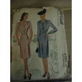 Vintage 1940's McCall 6083 Misses Dress Pattern...