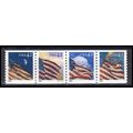 4228-4231 42c U.S. Flag Very Fine MNH PNC S1111...