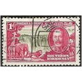 Southern Rhodesia 1935 SG31 1d Olive & Rose-Car...