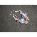 Special handmade blue with purple flower & pink...