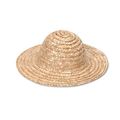 Straw Woven Round Doll Hat 9" Darice #2814