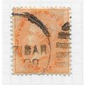 ZANZIBAR 1868 STAMP OF INDIA 2a ORANGE USED Z3 ...