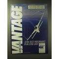 1989 Vantage Cigarettes Ad - Ultra Taste performance in an Ultra Light