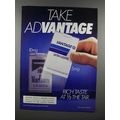 1989 Vantage Ultra Lights Cigarette Ad - Take A...