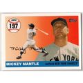 2006 Topps Mickey Mantle Home Run History baseb...