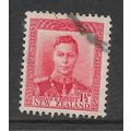 NEW ZEALAND 1944 GEORGE VI 1 1/2d SCARLET SG 60...