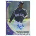 Eric Young Colorado Rockies Hand Signed Basebal...