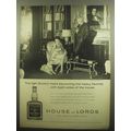1959 House of Lords Scotch Ad - the heavy favorite