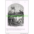 THUN CASTLE, SWITZERLAND, Book Illustration (Pr...