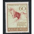 Hungary Leonardo Da Vinci 'Red Head' 1965 MNH S...