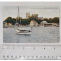 vintage postcard Christchurch, Priory Church fr...