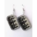 Acrylic Wiccan Girls Will Be Girls Earrings Silver Plated Hooks