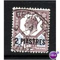 British Levant 1905 sg 14 2pi on 5d Dull purple...