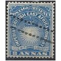 British East Africa 1890 SG12 8a Blue Fine Used ..