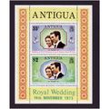 ANTIGUA 1973 ROYAL WEDDING SET 2 VALS MIN SHEET...