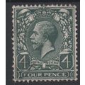 Sg424 4d Grey-Green wmk block cypher mint no gu...