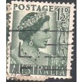 Australia 1950 - SG236 - 1½d green - Queen Eliz...