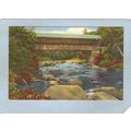 NH Jackson Covered Bridge Postcard Bridge Over ...
