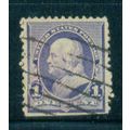 Used 219 1c Benjamin Franklin Fine Plus M01873