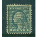 Used 498 1c George Washington Fine A10568